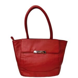 Vintage red faux leather Y2K bag by Nine West